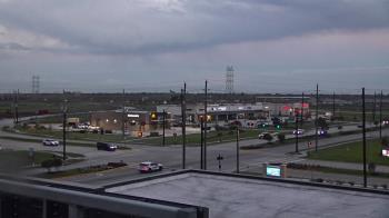 Weather camera view of Iowa Colony Police Department.