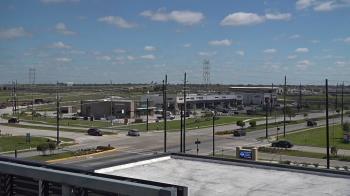 Weather camera view of Iowa Colony Police Department.