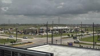 Weather camera view of Iowa Colony Police Department.