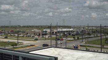 Weather camera view of Iowa Colony Police Department.