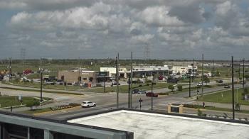 Weather camera view of Iowa Colony Police Department.
