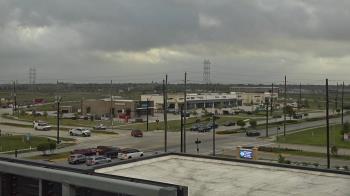 Weather camera view of Iowa Colony Police Department.