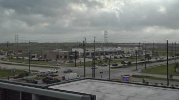 Weather camera view of Iowa Colony Police Department.