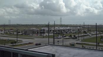 Weather camera view of Iowa Colony Police Department.