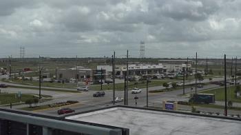 Weather camera view of Iowa Colony Police Department.