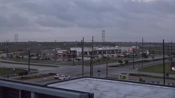 Weather camera view of Iowa Colony Police Department.