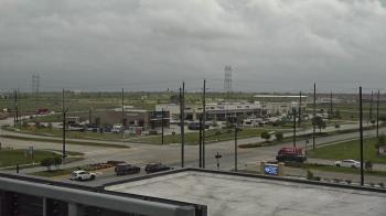 Weather camera view of Iowa Colony Police Department.