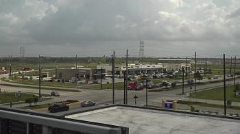 Weather camera view of Iowa Colony Police Department.