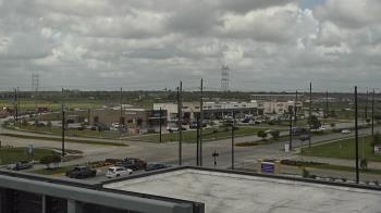 Weather camera view of Iowa Colony Police Department.