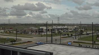 Weather camera view of Iowa Colony Police Department.