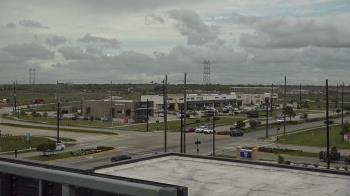 Weather camera view of Iowa Colony Police Department.
