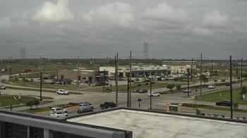 Weather camera view of Iowa Colony Police Department.
