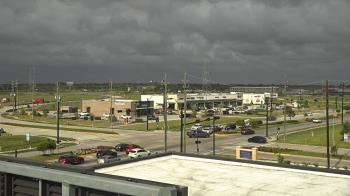 Weather camera view of Iowa Colony Police Department.