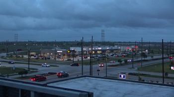 Weather camera view of Iowa Colony Police Department.