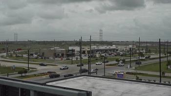 Weather camera view of Iowa Colony Police Department.