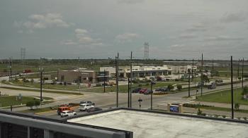 Weather camera view of Iowa Colony Police Department.