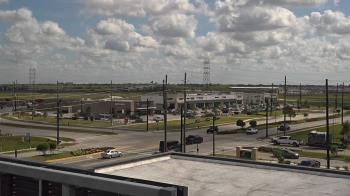 Weather camera view of Iowa Colony Police Department.