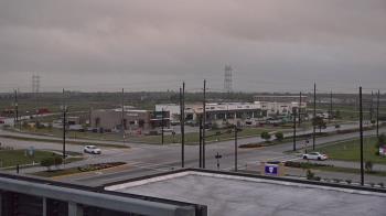 Weather camera view of Iowa Colony Police Department.