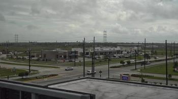 Weather camera view of Iowa Colony Police Department.