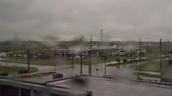 Weather camera view of Iowa Colony Police Department.
