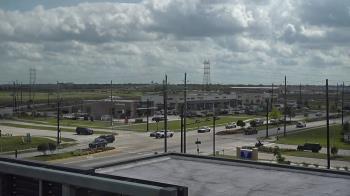 Weather camera view of Iowa Colony Police Department.