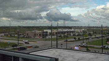 Weather camera view of Iowa Colony Police Department.