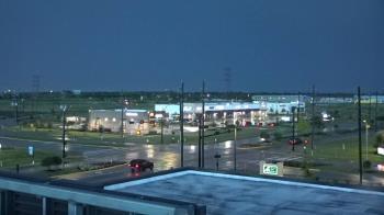 Weather camera view of Iowa Colony Police Department.