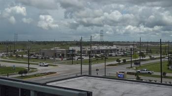 Weather camera view of Iowa Colony Police Department.