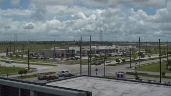 Weather camera view of Iowa Colony Police Department.