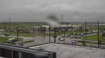 Weather camera view of Iowa Colony Police Department.