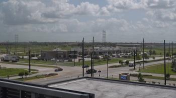 Weather camera view of Iowa Colony Police Department.