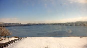 Weather camera view of John Wright Restaurant.