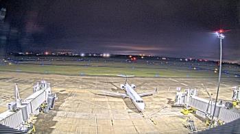 Weather camera view of Lake Charles Rgnl Arpt terminal bldg.