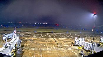 Weather camera view of Lake Charles Rgnl Arpt terminal bldg.