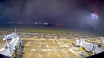 Weather camera view of Lake Charles Rgnl Arpt terminal bldg.