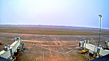 Weather camera view of Lake Charles Rgnl Arpt terminal bldg.