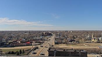 Weather camera view of Kankakee County Administration Building.