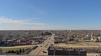 Weather camera view of Kankakee County Administration Building.