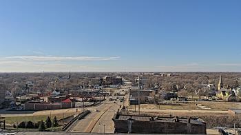 Weather camera view of Kankakee County Administration Building.