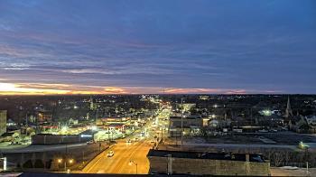 Weather camera view of Kankakee County Administration Building.