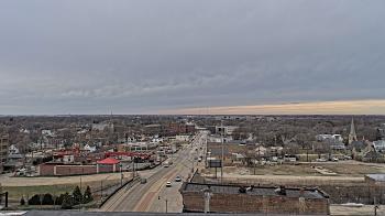 Weather camera view of Kankakee County Administration Building.
