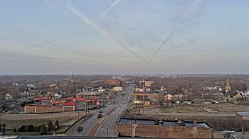 Weather camera view of Kankakee County Administration Building.