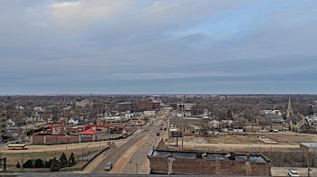 Weather camera view of Kankakee County Administration Building.