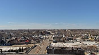Weather camera view of Kankakee County Administration Building.
