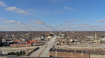 Weather camera view of Kankakee County Administration Building.