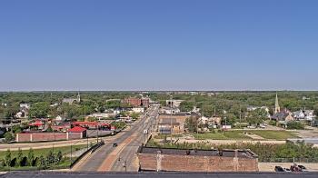 Weather camera view of Kankakee County Administration Building.