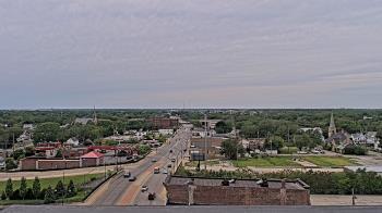 Weather camera view of Kankakee County Administration Building.