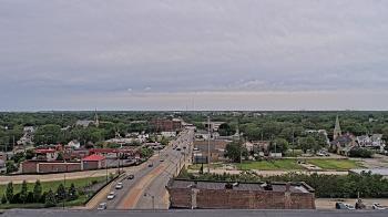 Weather camera view of Kankakee County Administration Building.