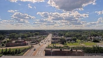 Weather camera view of Kankakee County Administration Building.