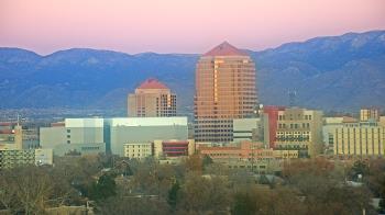 Weather camera view of KOB-TV.